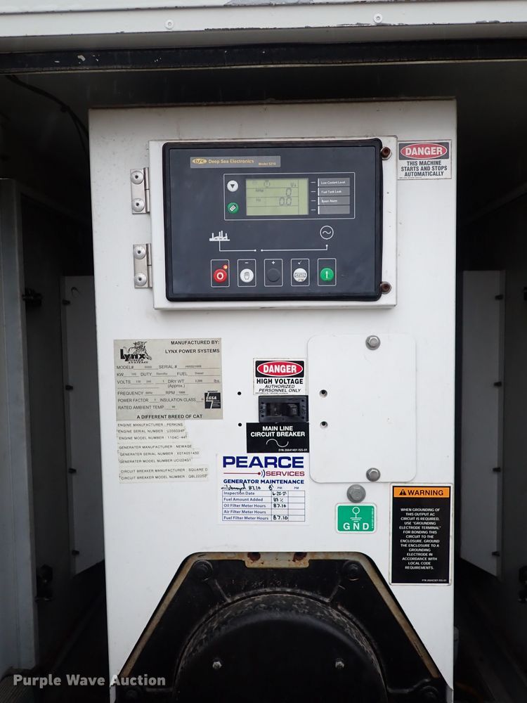 image for item IS9313 Lynx Power Systems 609SD  generator