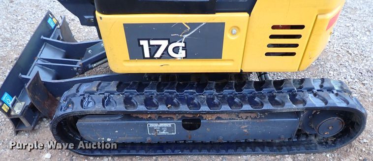 image for item IS9348 2018 John Deere 17G  mini excavator