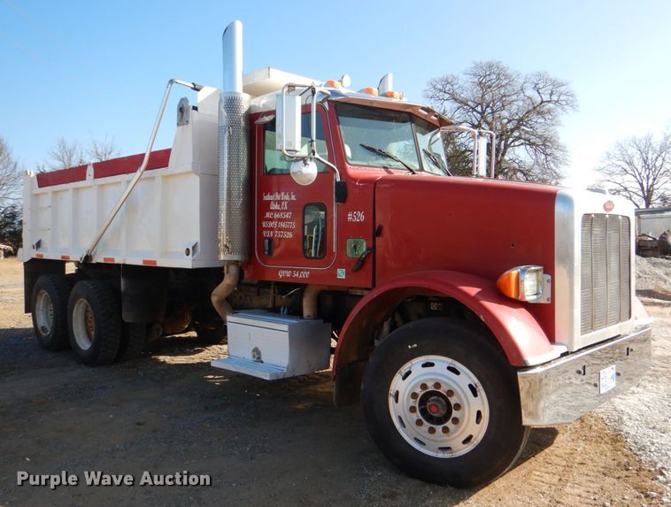 image for item JD9484 2008 Peterbilt 365  dump truck