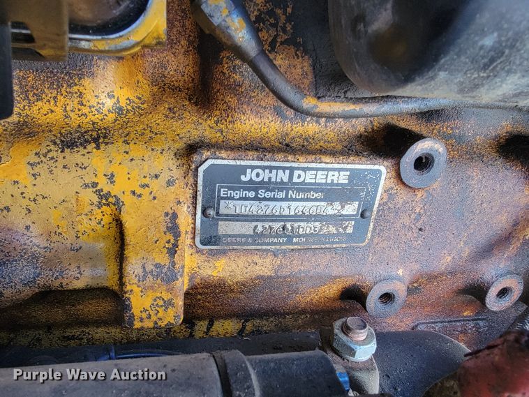 image for item JE9228 John Deere 410C  backhoe