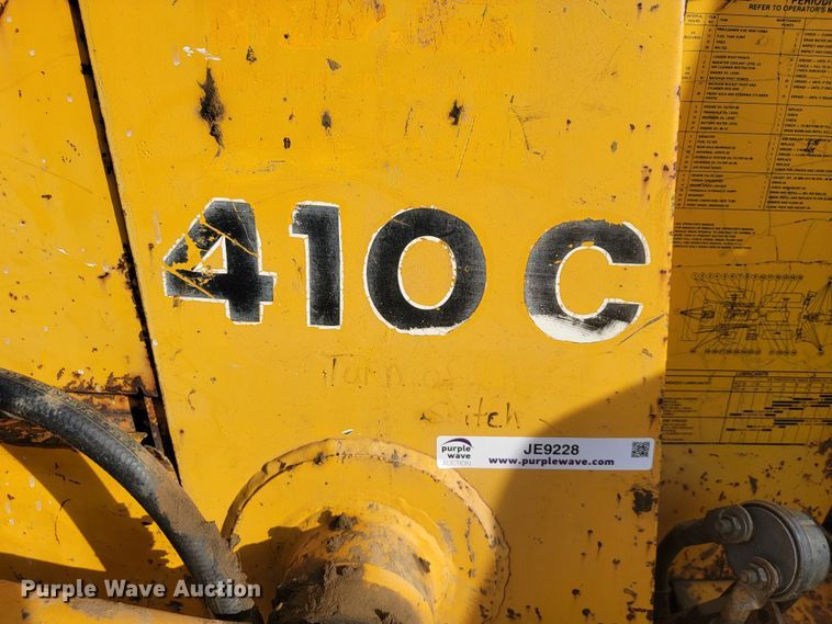image for item JE9228 John Deere 410C  backhoe