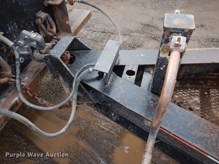 image for item KH9093 1993 Dynaweld  tilt deck equipment trailer with Ditch Witch MM9 mud mixer