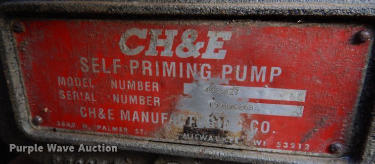 image for item KH9093 1993 Dynaweld  tilt deck equipment trailer with Ditch Witch MM9 mud mixer