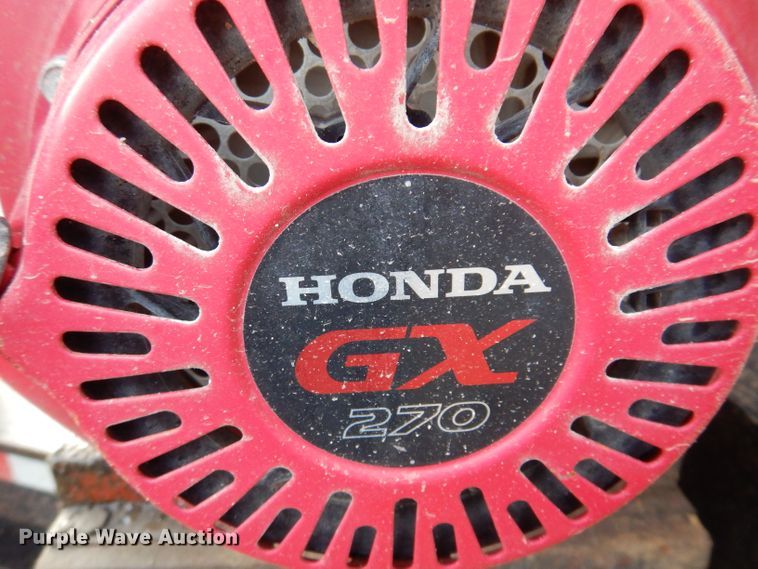 image for item KH9093 1993 Dynaweld  tilt deck equipment trailer with Ditch Witch MM9 mud mixer