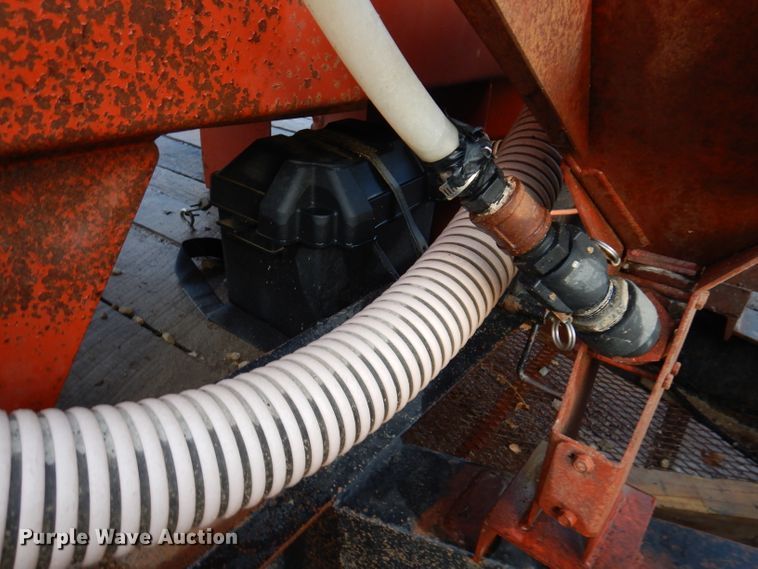 image for item KH9093 1993 Dynaweld  tilt deck equipment trailer with Ditch Witch MM9 mud mixer