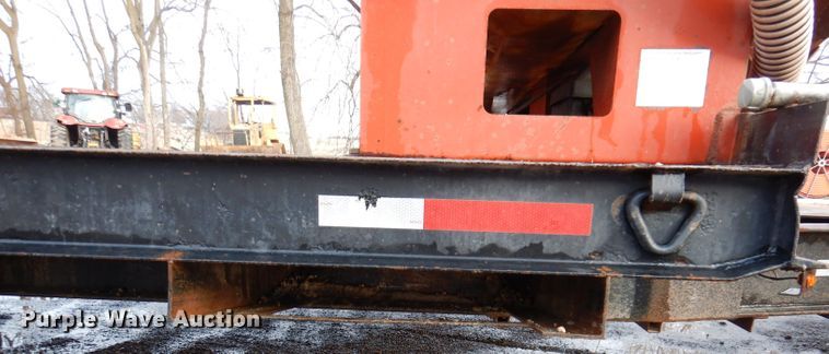 image for item KH9093 1993 Dynaweld  tilt deck equipment trailer with Ditch Witch MM9 mud mixer