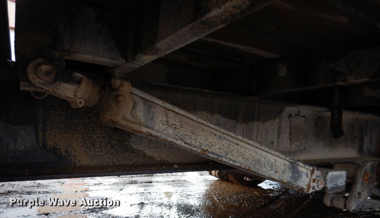 image for item KH9093 1993 Dynaweld  tilt deck equipment trailer with Ditch Witch MM9 mud mixer