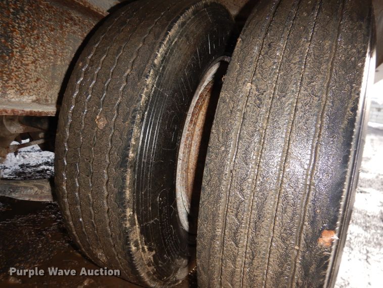 image for item KH9093 1993 Dynaweld  tilt deck equipment trailer with Ditch Witch MM9 mud mixer