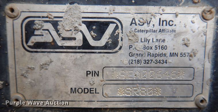 image for item KH9096 2007 ASV SR-80  tracked skid steer loader