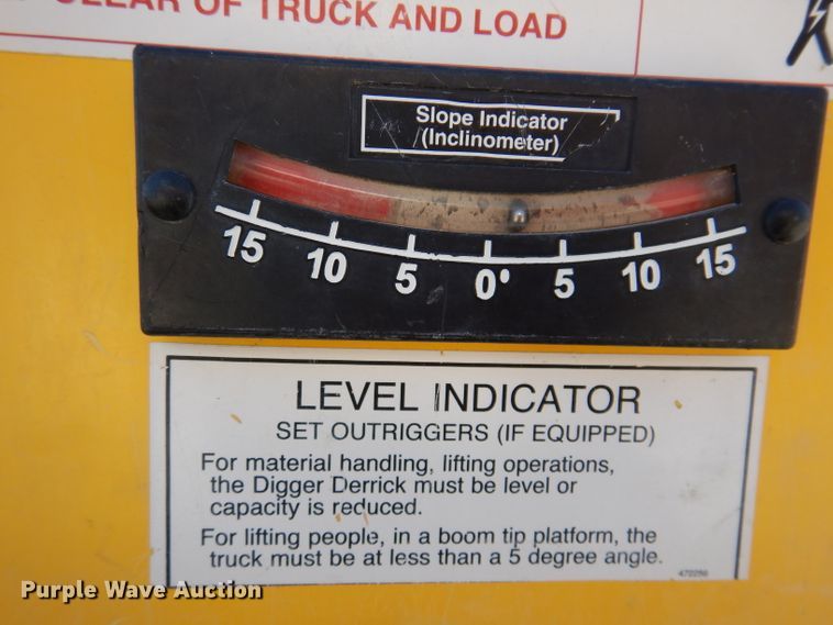 image for item KH9108 2011 International 7500  digger derrick truck