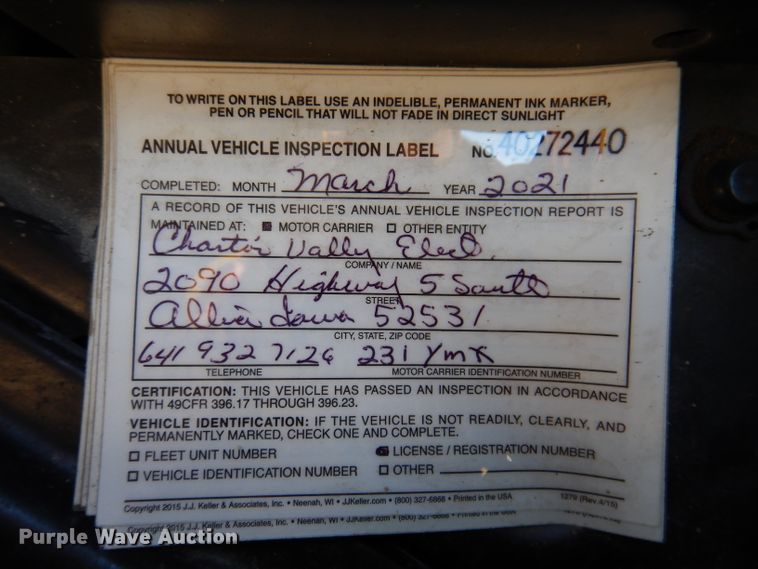 image for item KH9108 2011 International 7500  digger derrick truck