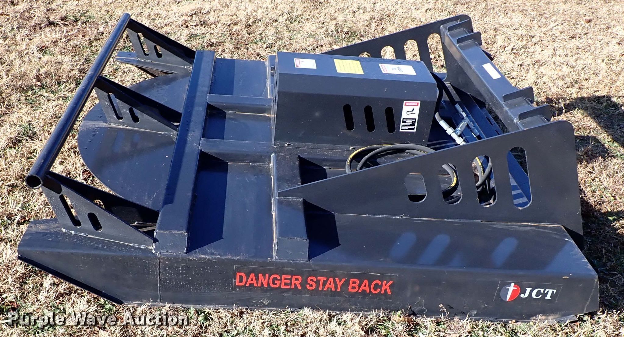 JCT 72"W skid steer brush mower in Tecumseh, OK Item IS9319 sold Purple Wave