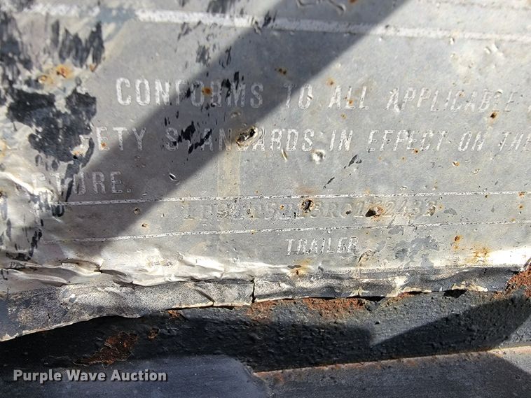 image for item KN9573 1994 Towmaster  tilt deck utility trailer