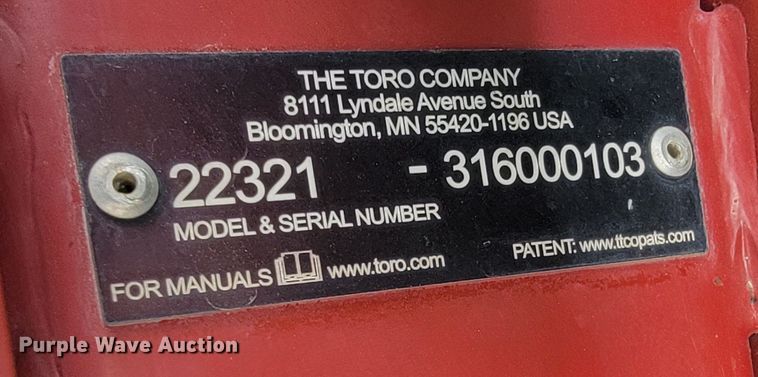 image for item KN9587 2016 Toro TX427  compact utility loader