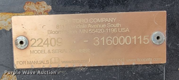 image for item KN9587 2016 Toro TX427  compact utility loader