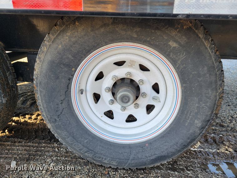 image for item KN9593 2017 PJ  utility trailer