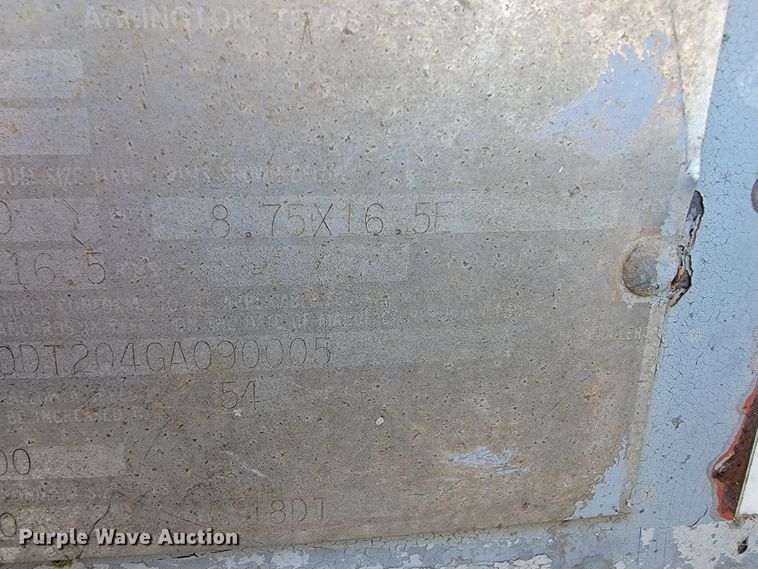 image for item KN9594 1986 Interstate  equipment trailer