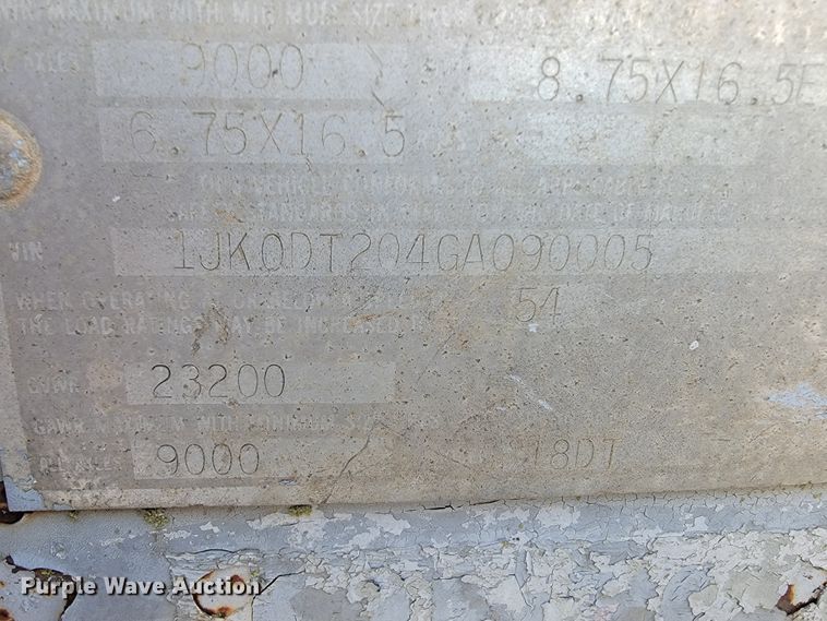 image for item KN9594 1986 Interstate  equipment trailer