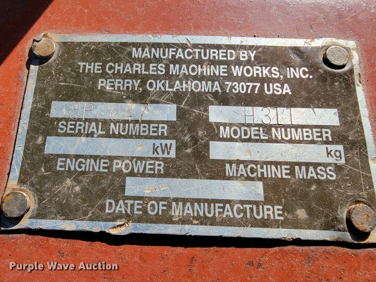 image for item KN9595 1997 Ditch Witch 3500  trencher