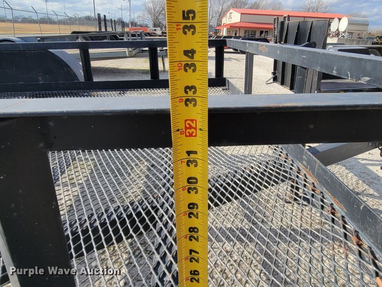 image for item KN9624 2000 Kodiak  tilt deck utility trailer