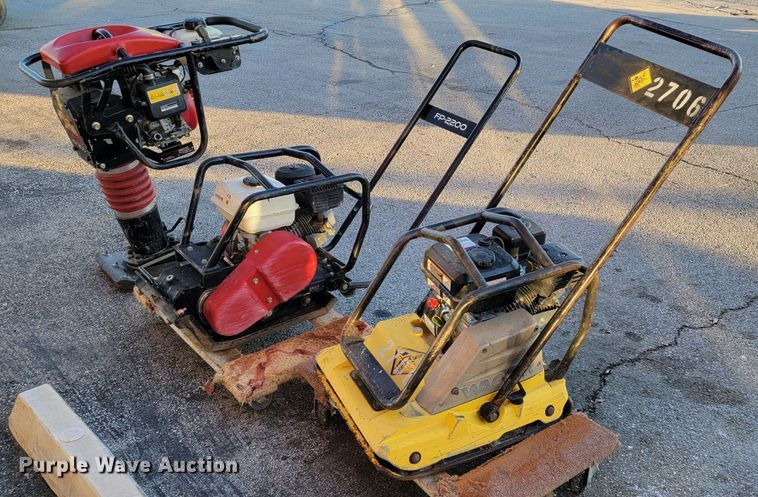 image for item KN9656 (3) plate compactors