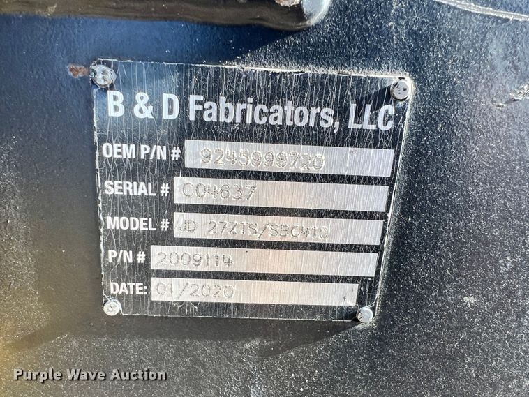 image for item KN9710 2012 Atlas Copco SBC410  breaker