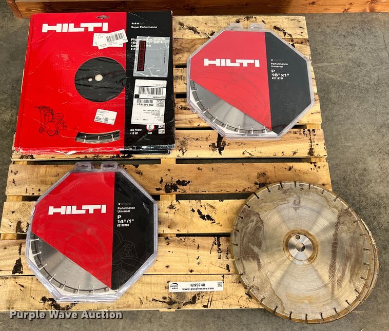 Hilti saw blades in Joplin, MO Item KN9740 sold Purple Wave