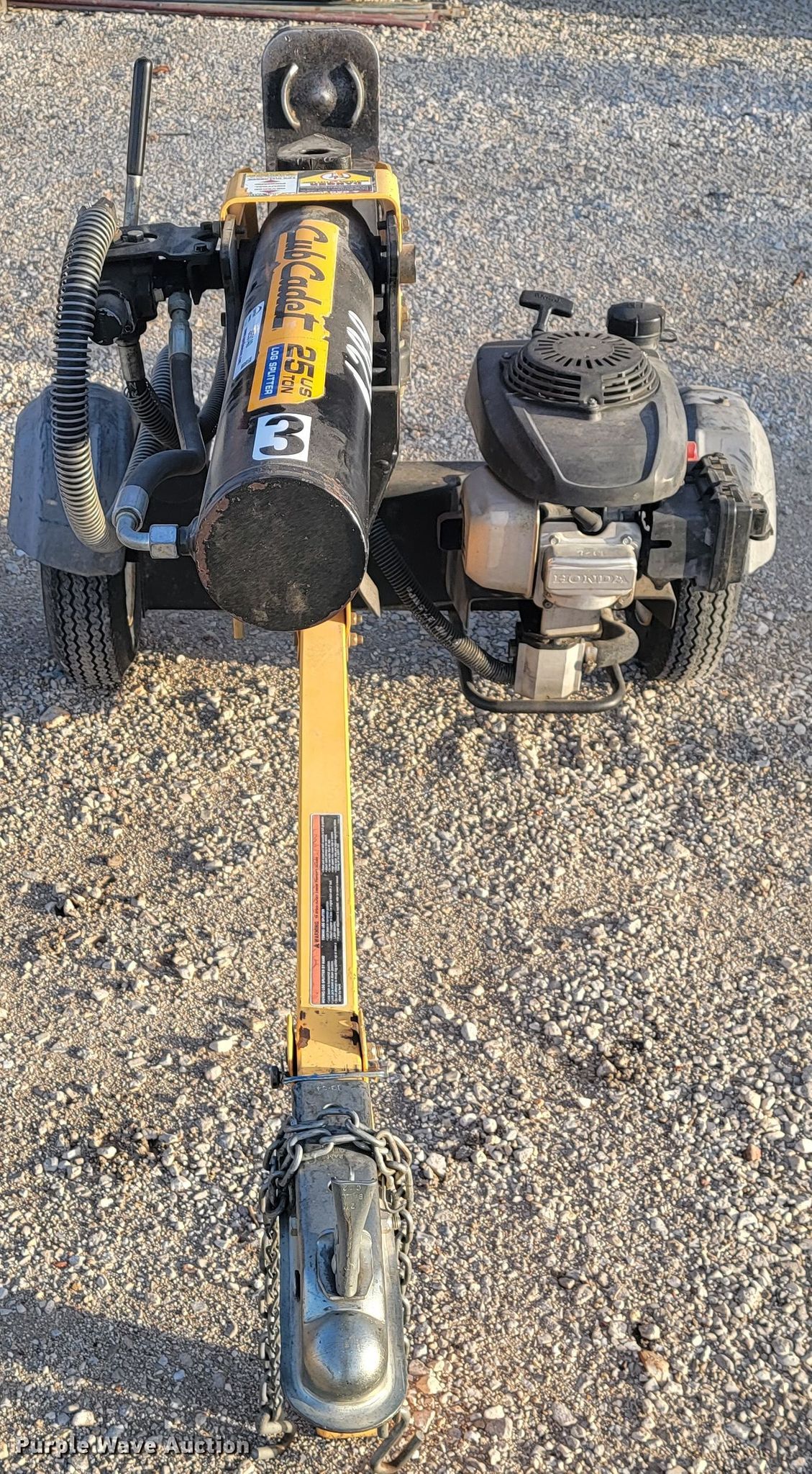 Cub Cadet log splitter in Joplin, MO Item JE9140 sold Purple Wave
