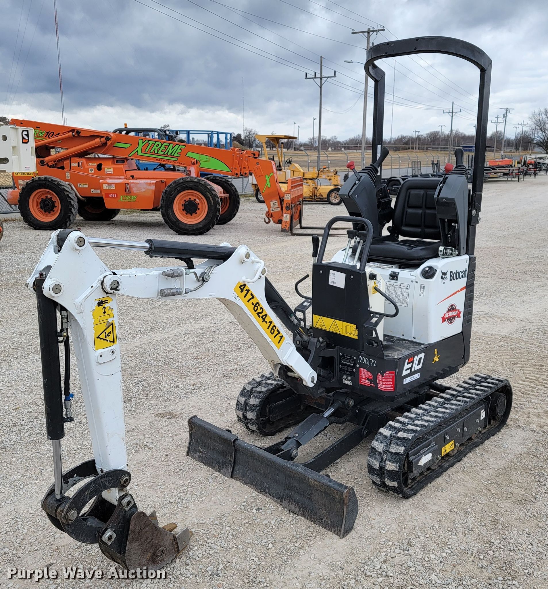 Как Управлять Мини-экскаватором — Bobcat E50