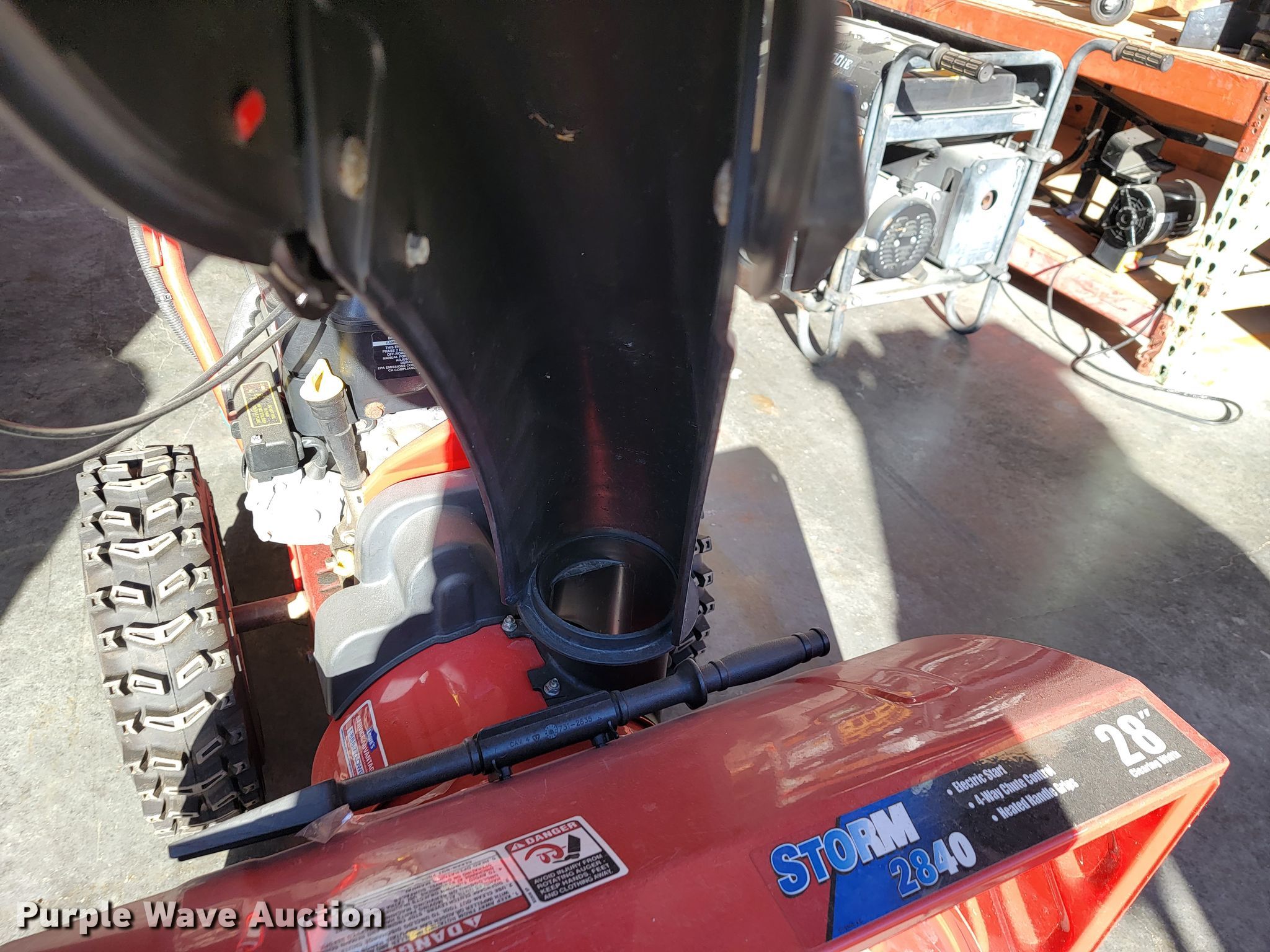 TroyBilt Storm 2840 snowblower in Joplin, MO Item KN9660 sold