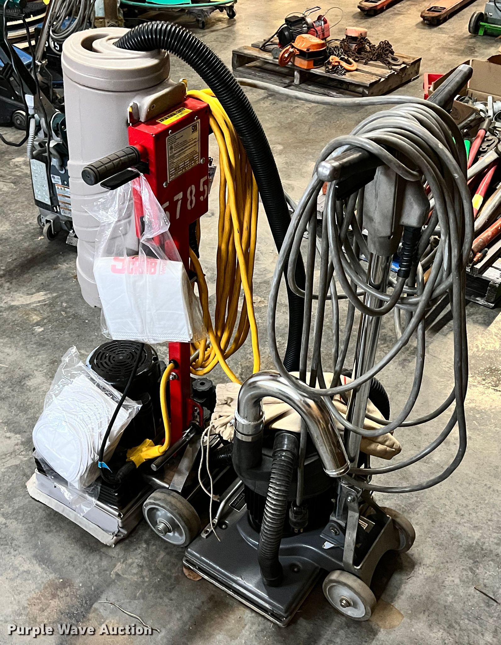 (2) Square Scrub EBG18P floor prep machines in Joplin, MO Item KN9768