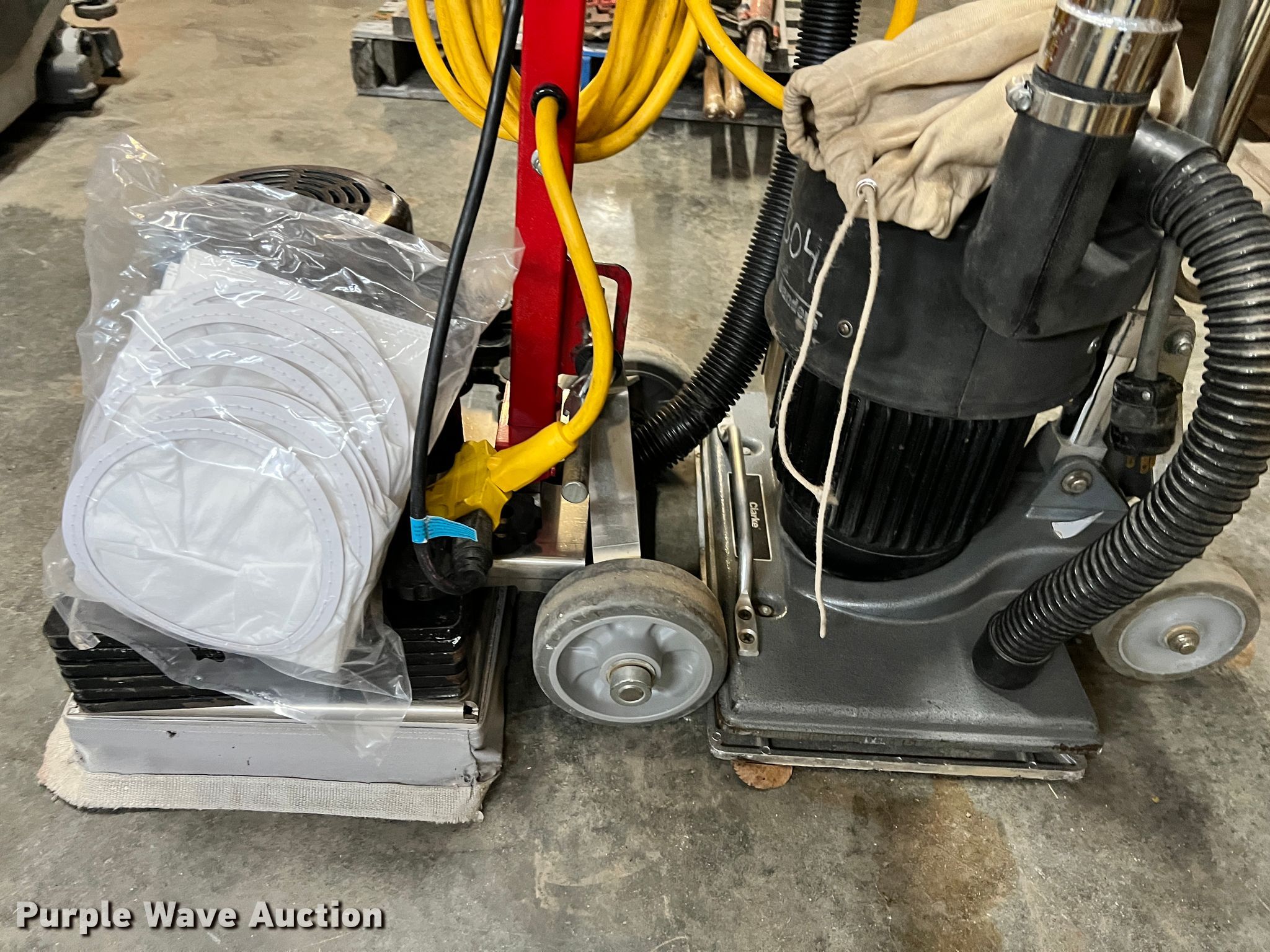 (2) Square Scrub EBG18P floor prep machines in Joplin, MO Item KN9768