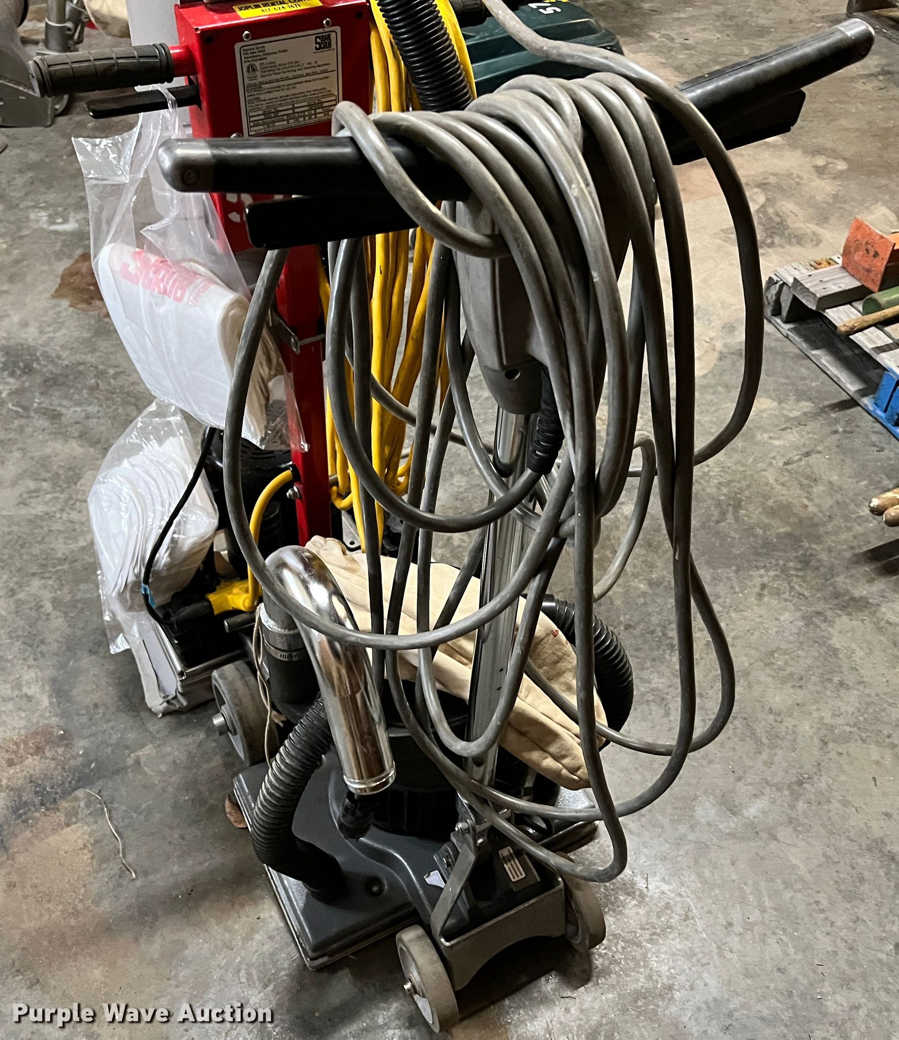 (2) Square Scrub EBG18P floor prep machines in Joplin, MO Item KN9768