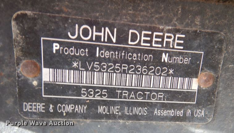 image for item DN2598 2006 John Deere 5325  MFWD tractor