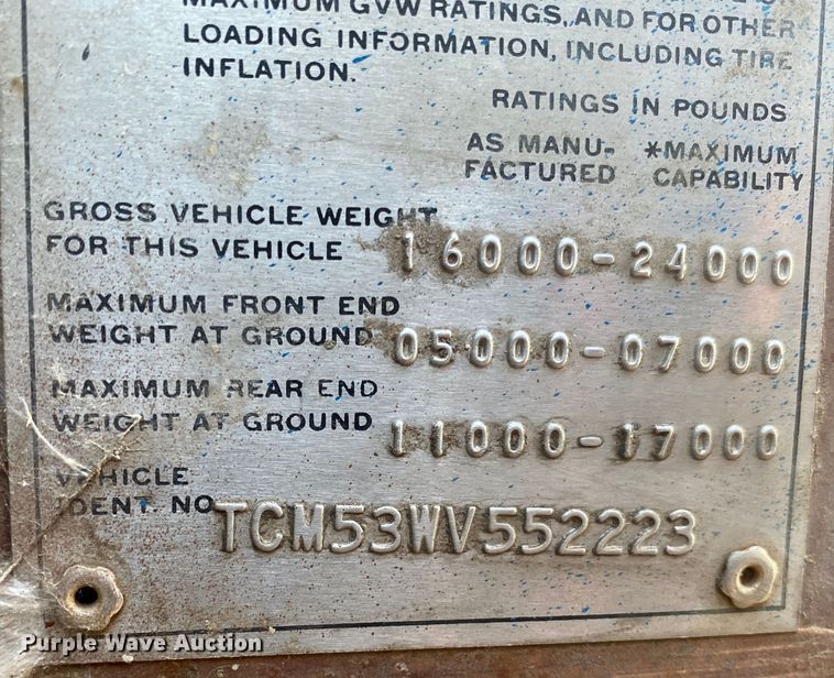 image for item DJ7559 1972 GMC 5500  grain truck