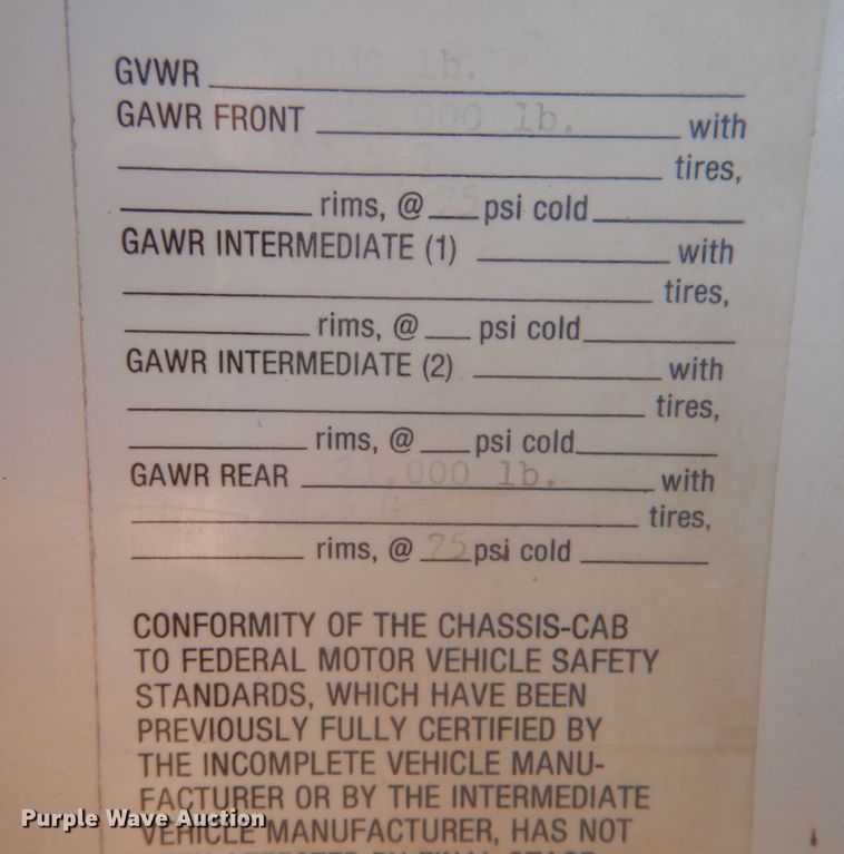 image for item DJ7565 1989 Ford LN8000  water truck