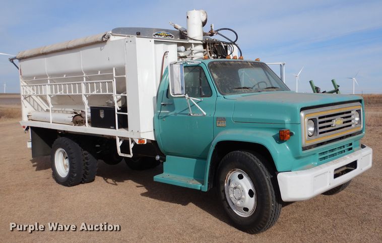 image for item DJ7566 1974 Chevrolet C60  feed delivery truck