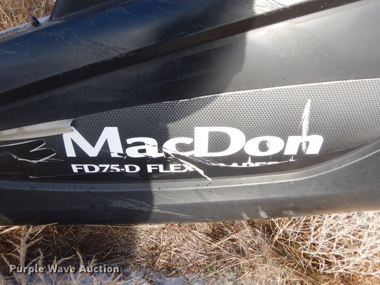 image for item DK3472 2014 MacDon FD75-D  flex draper head