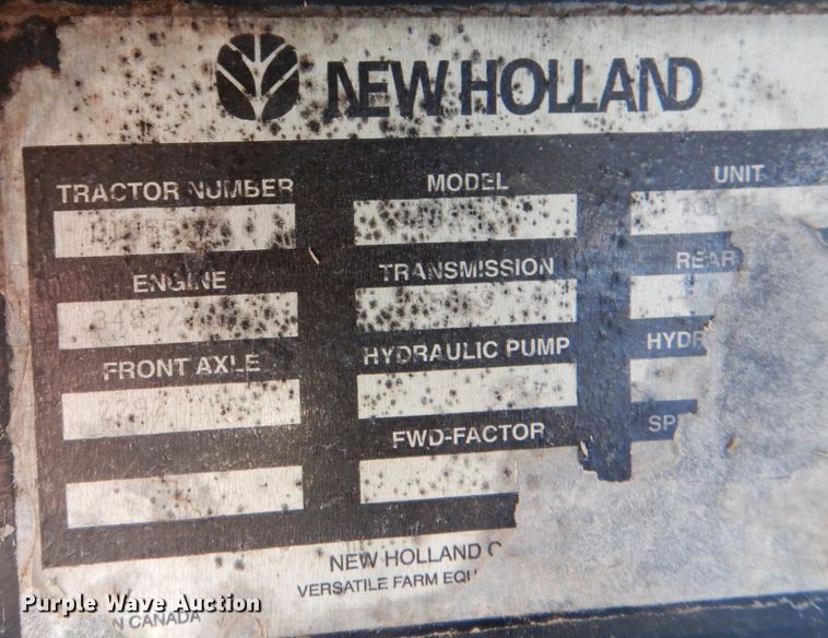 image for item DL1250 1997 New Holland 9482  4WD tractor