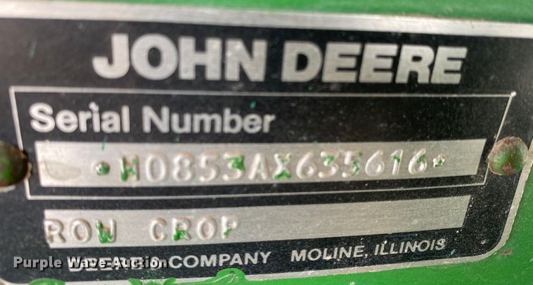 image for item DL1257 John Deere 853A  all-crop head