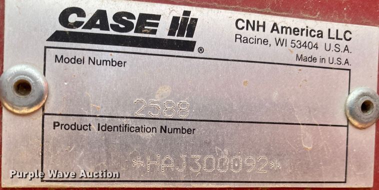image for item DL1271 2007 Case IH 2588  combine