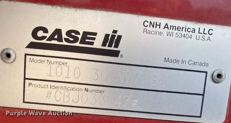 image for item DL1272 2007 Case IH 1010  rigid head