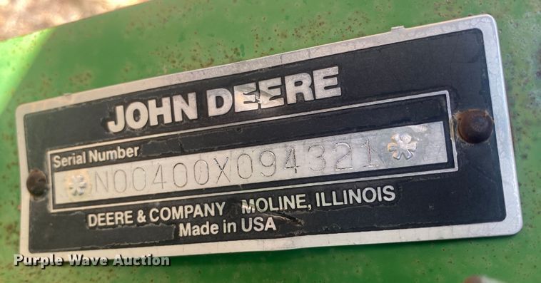 image for item DL1277 John Deere 400  rotary hoe