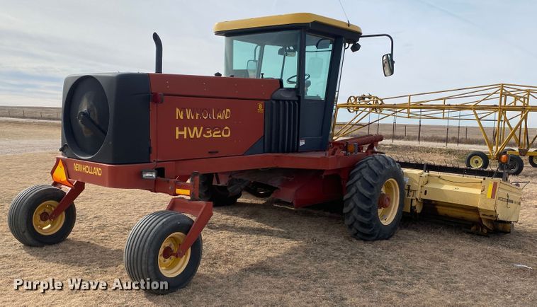 image for item DL1286 2001 New Holland HW320  windrower