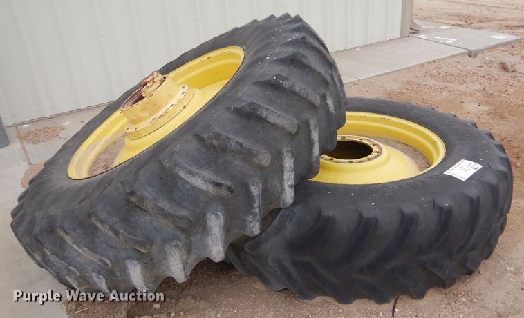 image for item DL1288 (2) 18.4R38 tires and wheels