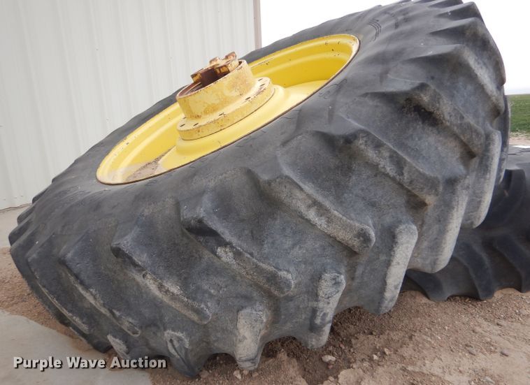 image for item DL1288 (2) 18.4R38 tires and wheels