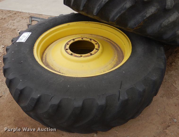image for item DL1288 (2) 18.4R38 tires and wheels