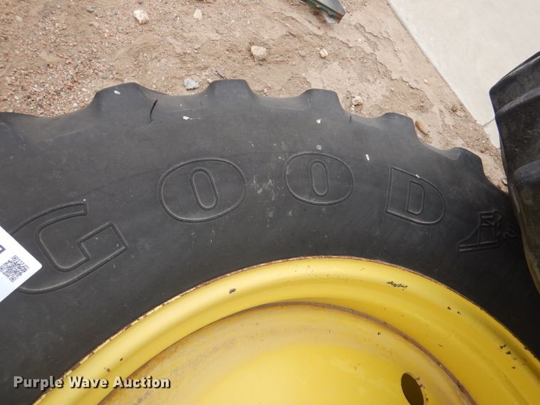 image for item DL1288 (2) 18.4R38 tires and wheels