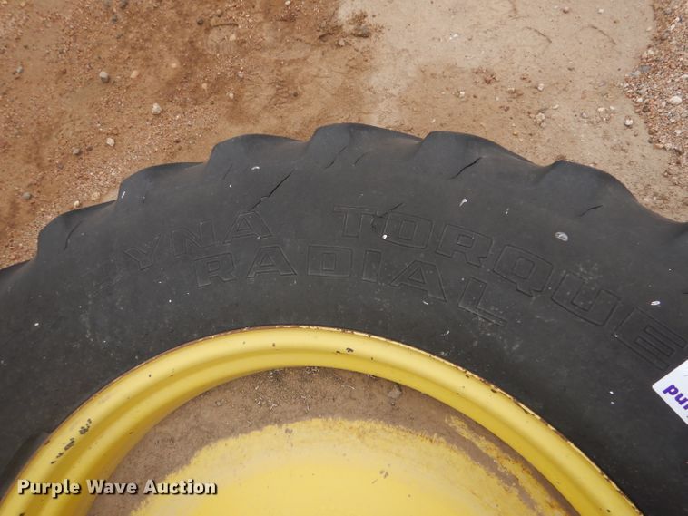 image for item DL1288 (2) 18.4R38 tires and wheels