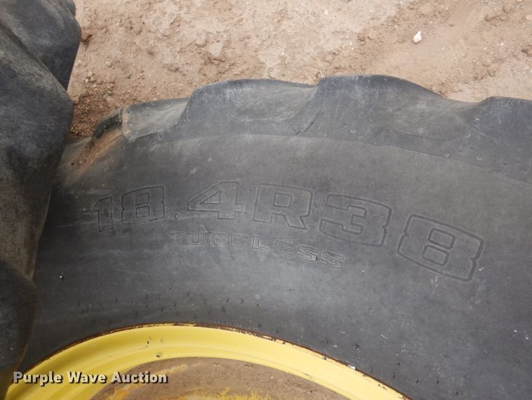 image for item DL1288 (2) 18.4R38 tires and wheels